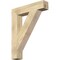 Ekena Millwork Traditional Block Rough Sawn Bracket, Douglas Fir, 6"W x 32"D x 40"H BKT06X32X40TRA05RDF - alternate 1